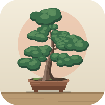 Juniper: evergreen, with dead wood