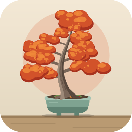 Japanese maple: red in autumn