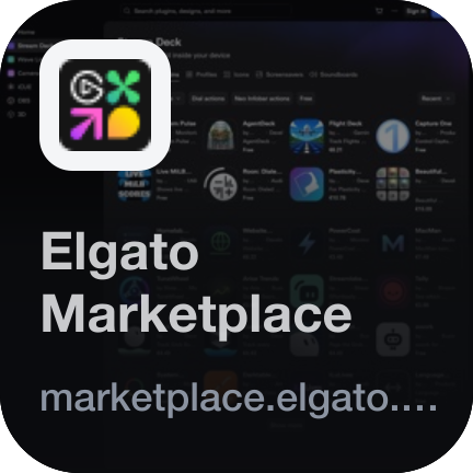 A tab — icon, title, site