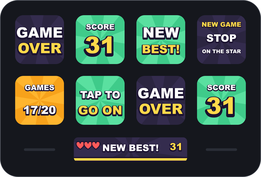 Game over: a new best opens a new game