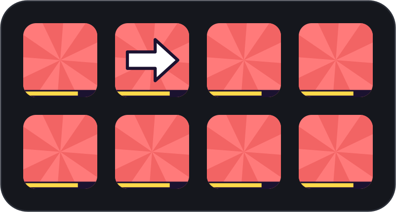 Follow the arrows: from key to key