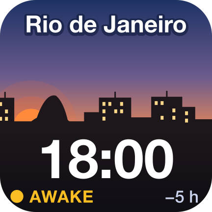 Rio at night