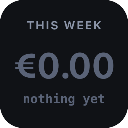 Nothing yet — a quiet week says so