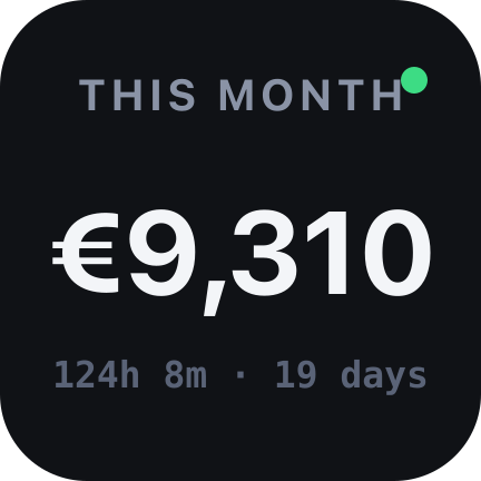 This month — since the 1st