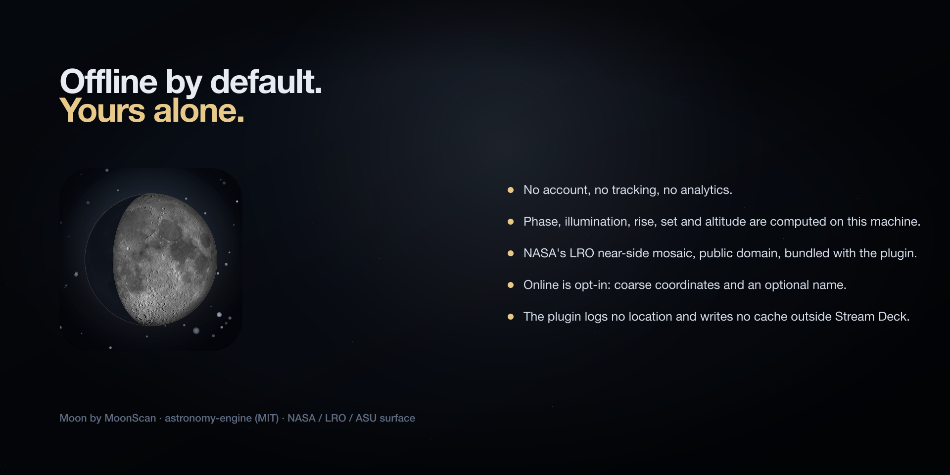 A large Moon key beside the plugin's privacy points