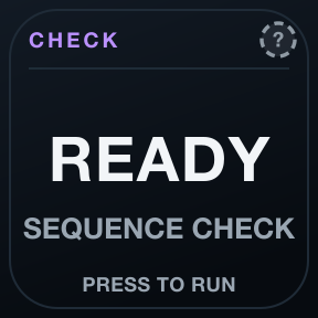 Check Now: Gateway, DNS, TCP and latency in sequence.