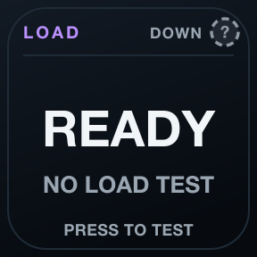 Load: Latency under load against an idle baseline.