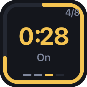 Interval — self-advancing phases