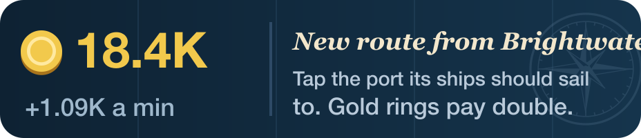 Opening a route. What to tap, and what pays double.