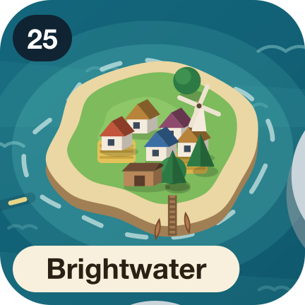 Town, level 25: a third